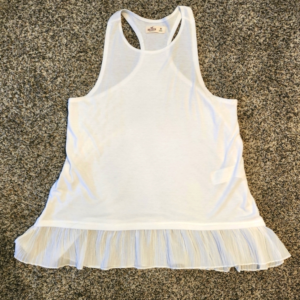 Junior Hollister White Medium Tank